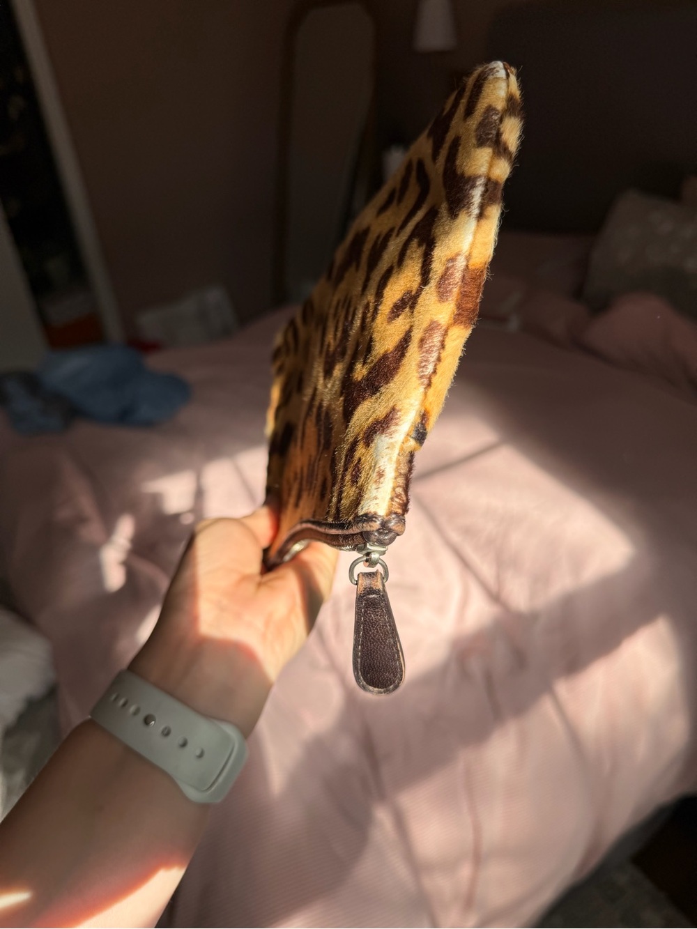 Christian Dior Leopard Print Ponyhair (Calfhair) Clutch - Picture 11 of 11